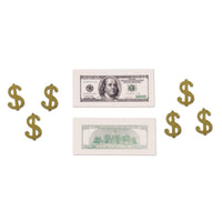 Bulk Casino Party Big Bucks Print-Fetti (12 Packages/Case) by Beistle
