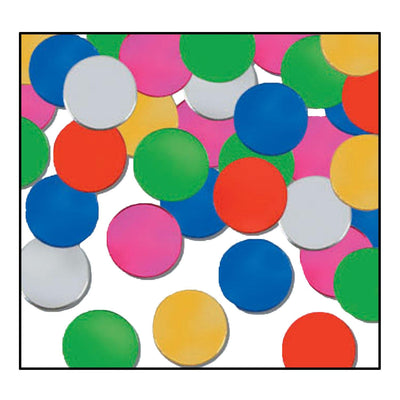 Party Confetti Dots multi-color (1 Oz per Pack) - Bulk/12 Packs