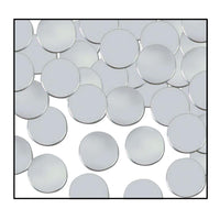 Party Confetti Dots silver (1 Oz per Pack) - Bulk/12 Packs