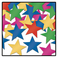 Party Confetti Stars multi-color (1 Oz per Pack) - Bulk/12 Packs