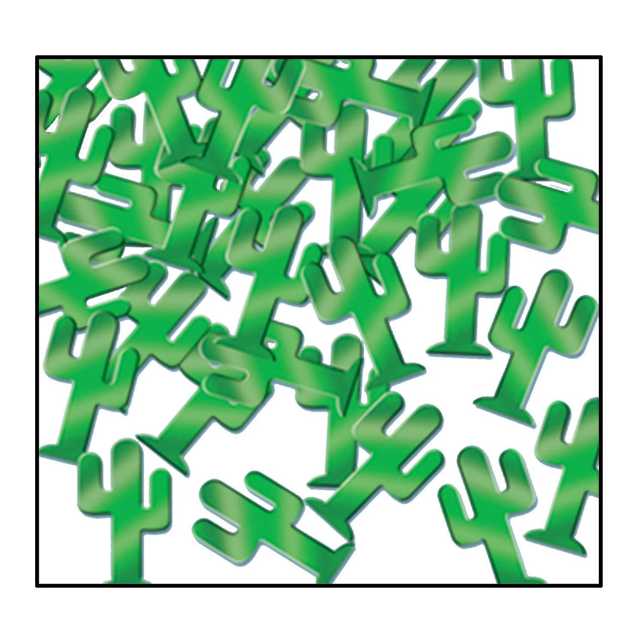 Confetti Cactuses Party Decoration - green (1 Oz per Pack) - Bulk/12 Packs
