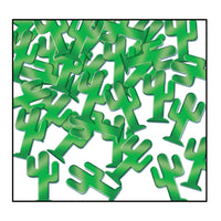 Confetti Cactuses Party Decoration - green (1 Oz per Pack) - Bulk/12 Packs