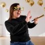 12 Pack Bulk 2027 Gold Glitter Eyeglasses New Year's & Graduation Party Favors