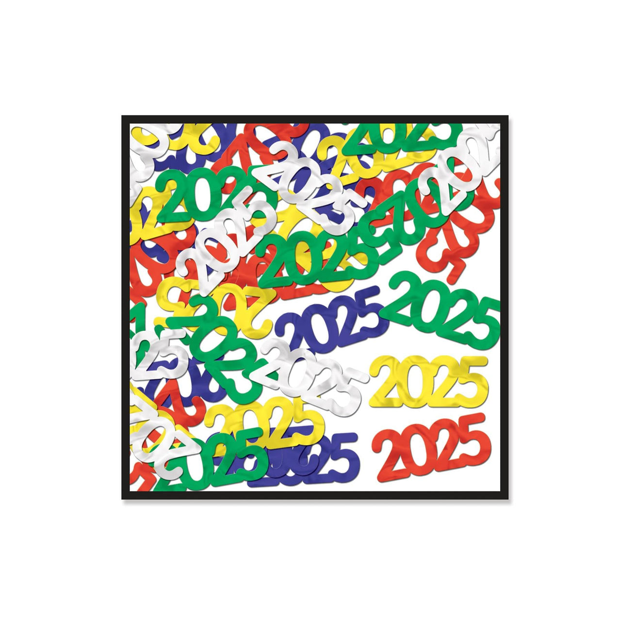 Fanci-Fetti 2025 Silhouettes multi-color (0.5 Oz/Pkg) - Bulk/12 Packs