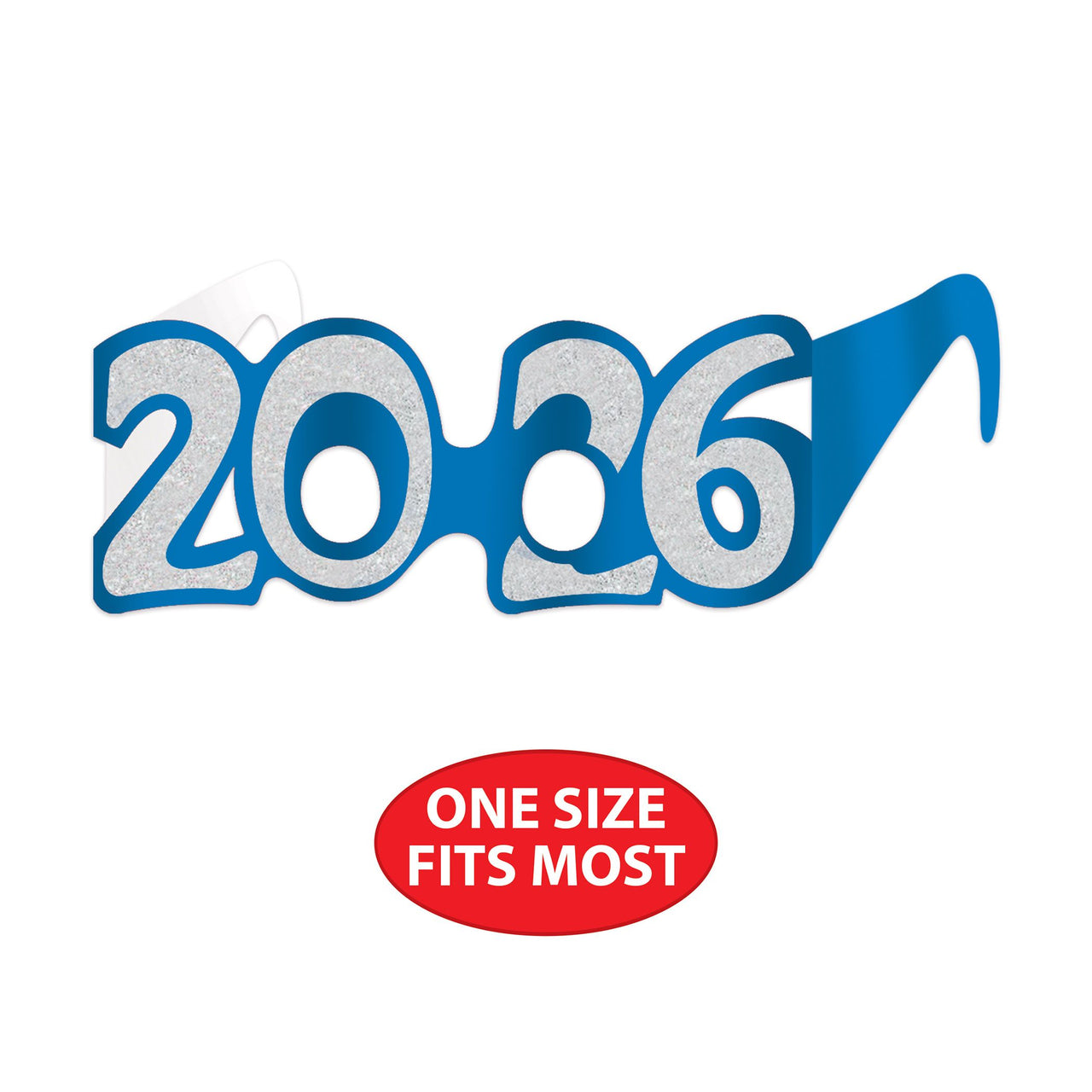 48 Pair Bulk 2026 Glittered Eyeglasses New Year & Graduation Party Favors