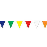 120 ft. Multi-Color Party Pennant Banner - Bulk 12 Pack