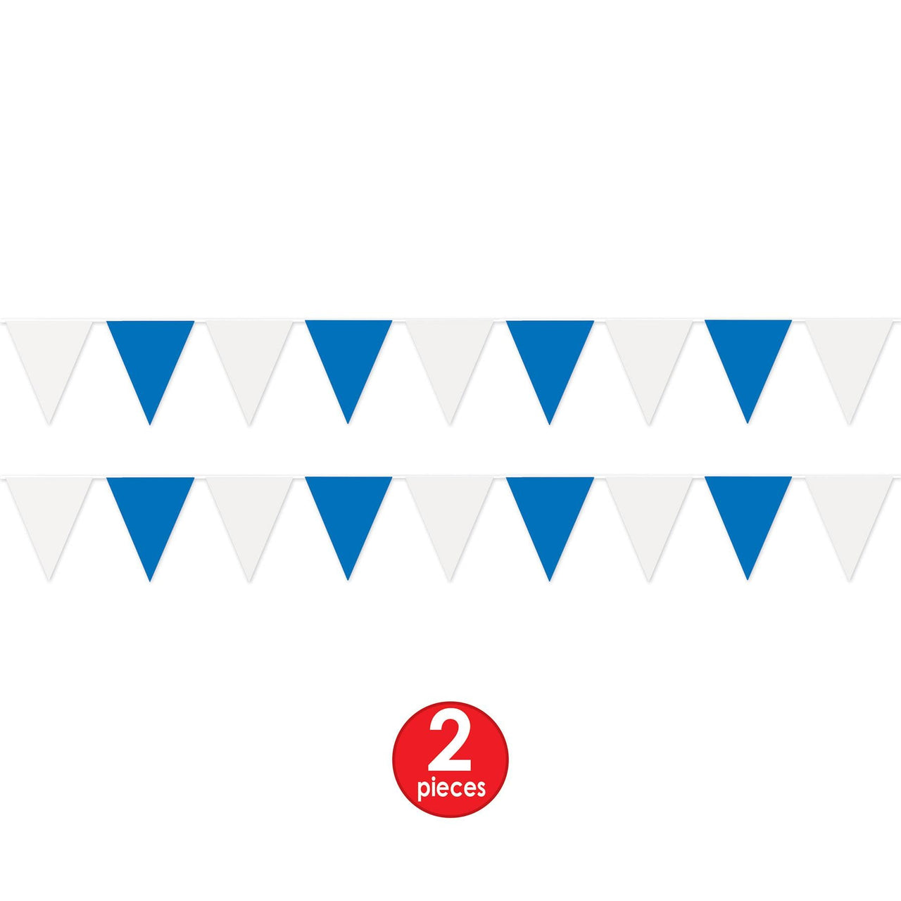 Blue & White Pennant Banner, party supplies, decorations, The Beistle Company, Oktoberfest, Bulk, Holiday Party Supplies, Oktoberfest Party Supplies