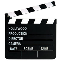 Movie Set Clapboard Party Decoration - Bulk/12 Clapboards