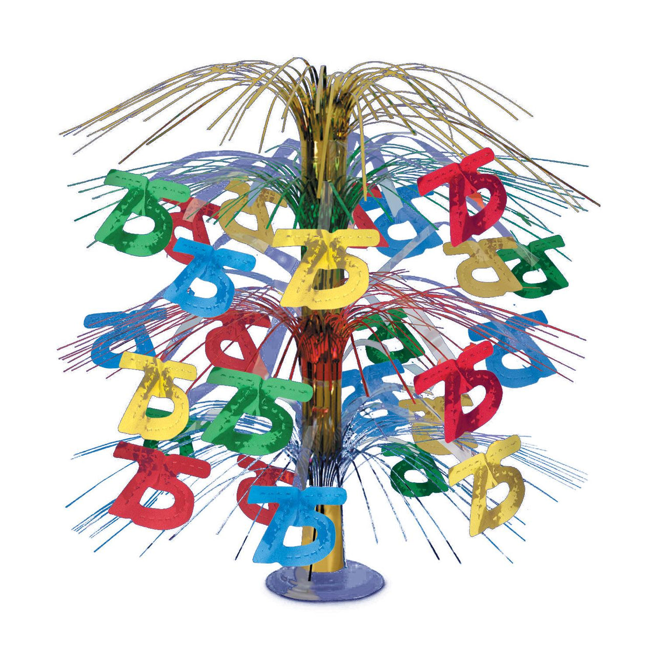 75th Birthday Party Cascade Centerpiece - Bulk 6 Pack