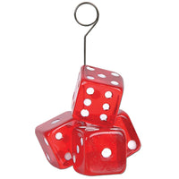 Dice Party Photo/Balloon Holder - Bulk 6 Pack