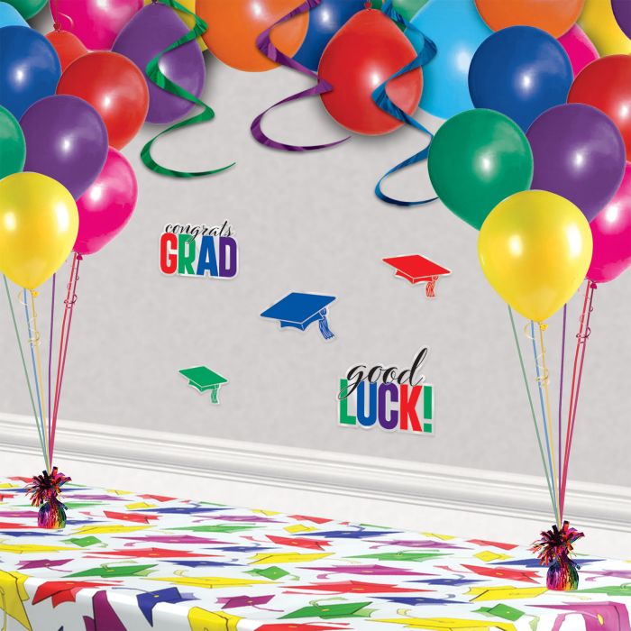 12 Pack Bulk Rainbow Metallic Wrapped Balloon Weight