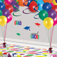 12 Pack Bulk Rainbow Metallic Wrapped Balloon Weight