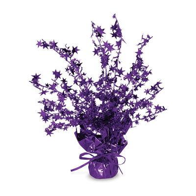 Star Party Centerpiece - purple - Bulk 12 Pack