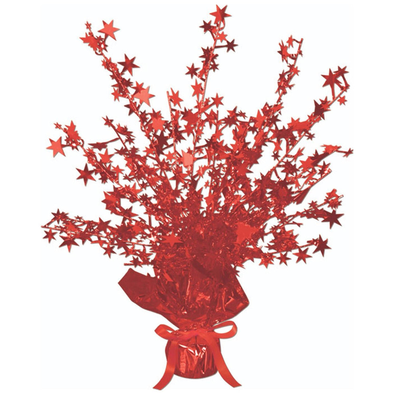 Star Party Centerpiece - red - Bulk 12 Pack