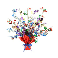 60th Birthday Party Centerpiece - multi-color - Bulk 12 Pack