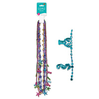 Luau Bead Necklaces - Bulk 72 Pack