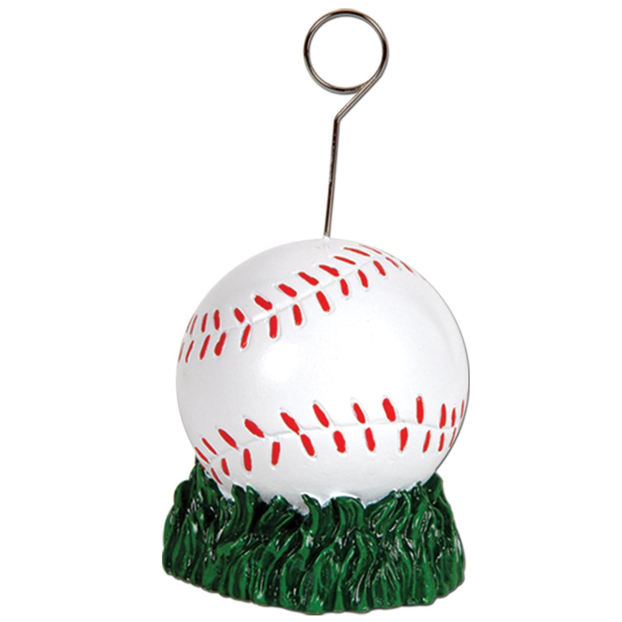 Baseball Party Photo/Balloon Holder - Bulk 6 Pack