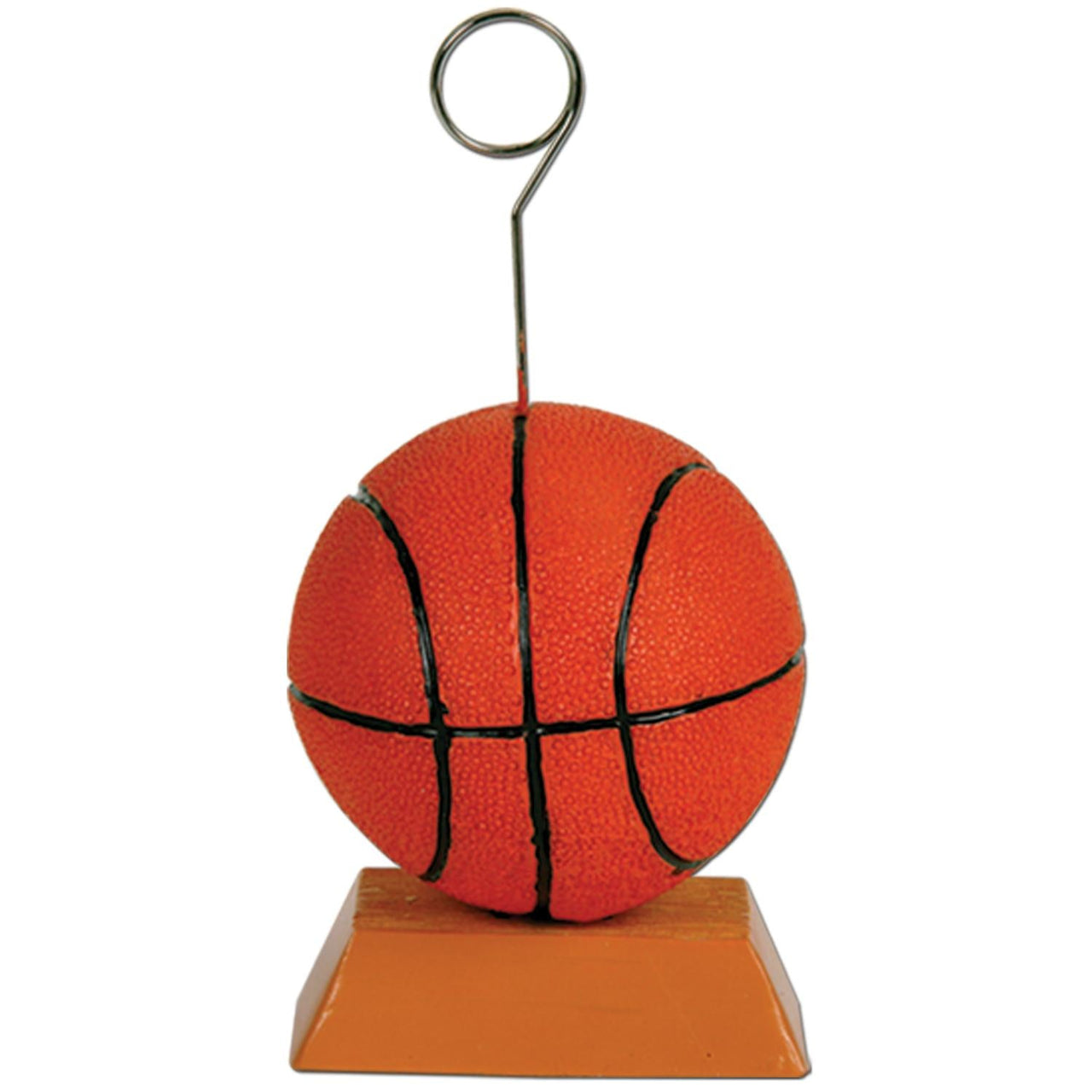 Basketball Party Photo/Balloon Holder - Bulk 6 Pack