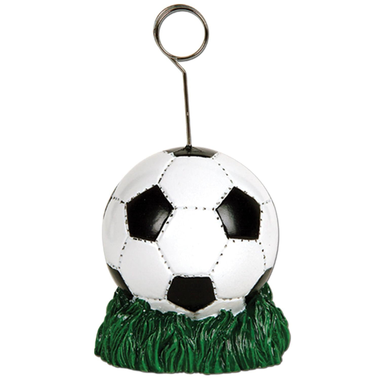 Soccer Ball Party Photo/Balloon Holder - Bulk 6 Pack