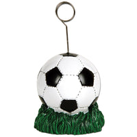 Soccer Ball Party Photo/Balloon Holder - Bulk 6 Pack