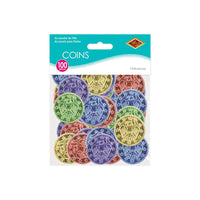 Pirate Party Supplies - Plastic Coins - assorted colors
