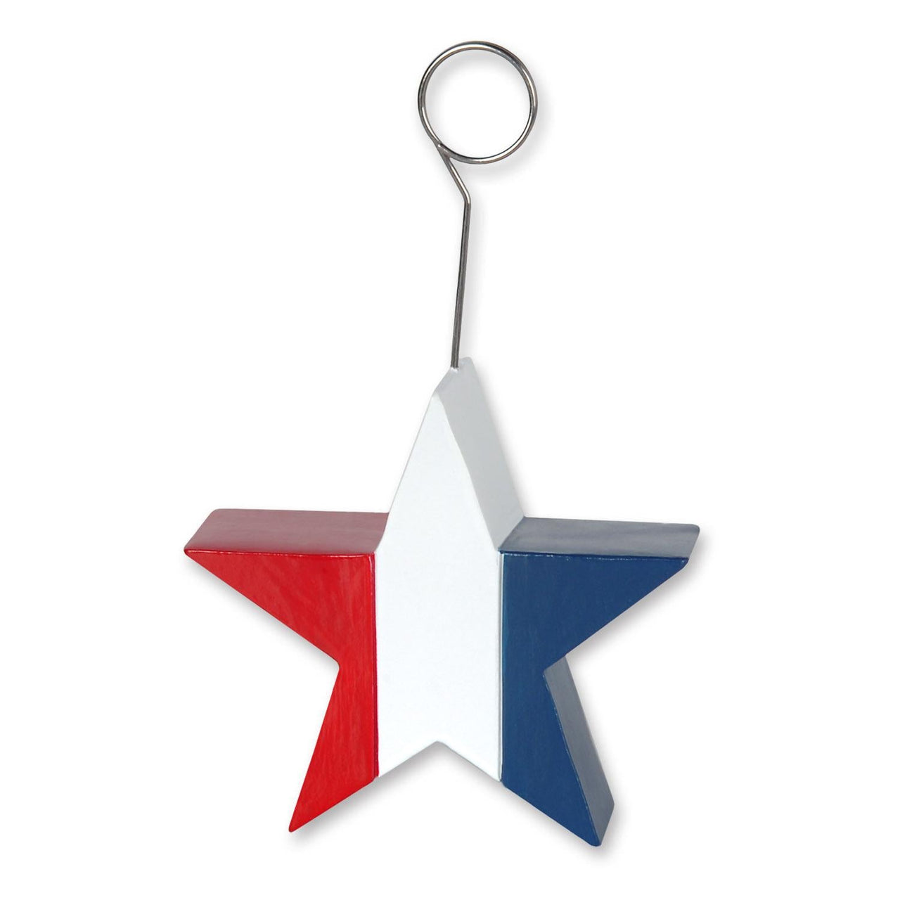 Patriotic Star Photo/Balloon Holder - Bulk 6 Pack