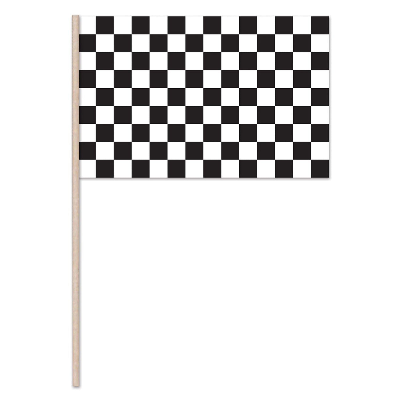 Checkered Party Flag - Plastic - Bulk 144 Pack