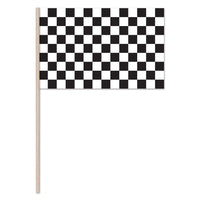 Checkered Party Flag - Plastic - Bulk 144 Pack
