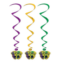 3 ft. Mardi Gras Whirls - Bulk/30 Whirls