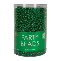 300 Pack Bulk Green Round Party Beads 7mm x 33 inch