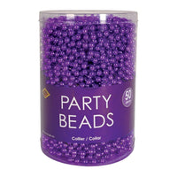 300 Pack Bulk Purple Round Party Beads 7mm x 33 inch