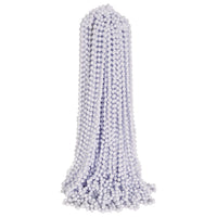 White Party Beads - 7mm x 33 inch (50/Pkg)