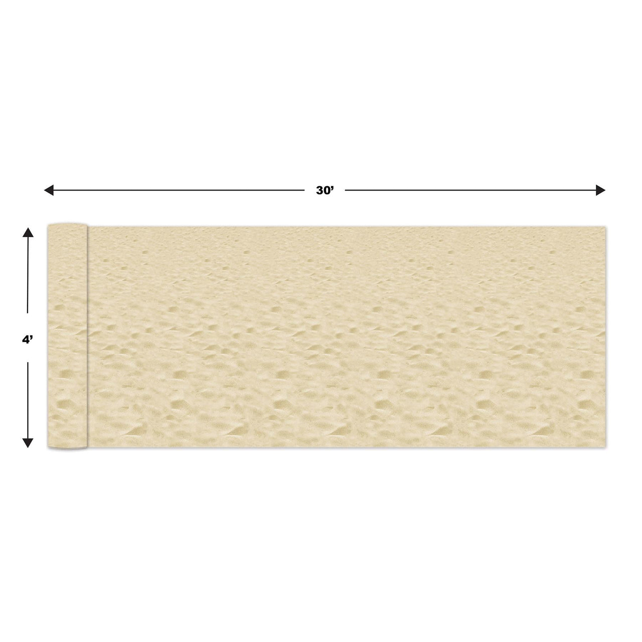 Luau Party Beach Backdrop (1/Package)