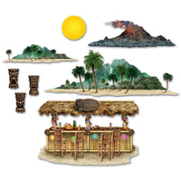 Luau Party Tiki Bar/Island Props - Bulk/96 Props