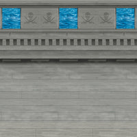 Pirate Ship Party Backdrop - Bulk 6 Pack