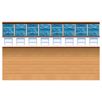 Cruise Ship Deck Party Backdrop - Bulk 6 Pack