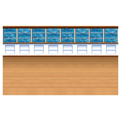 Cruise Ship Deck Party Backdrop - Bulk 6 Pack