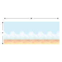 Western Party Supplies - Desert Sky & Sand Backdrop