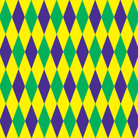 Mardi Gras Harlequin Backdrop - Bulk 6 Pack