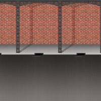 Mardi Gras Brick Wall/Street Backdrop - Bulk 6 Pack