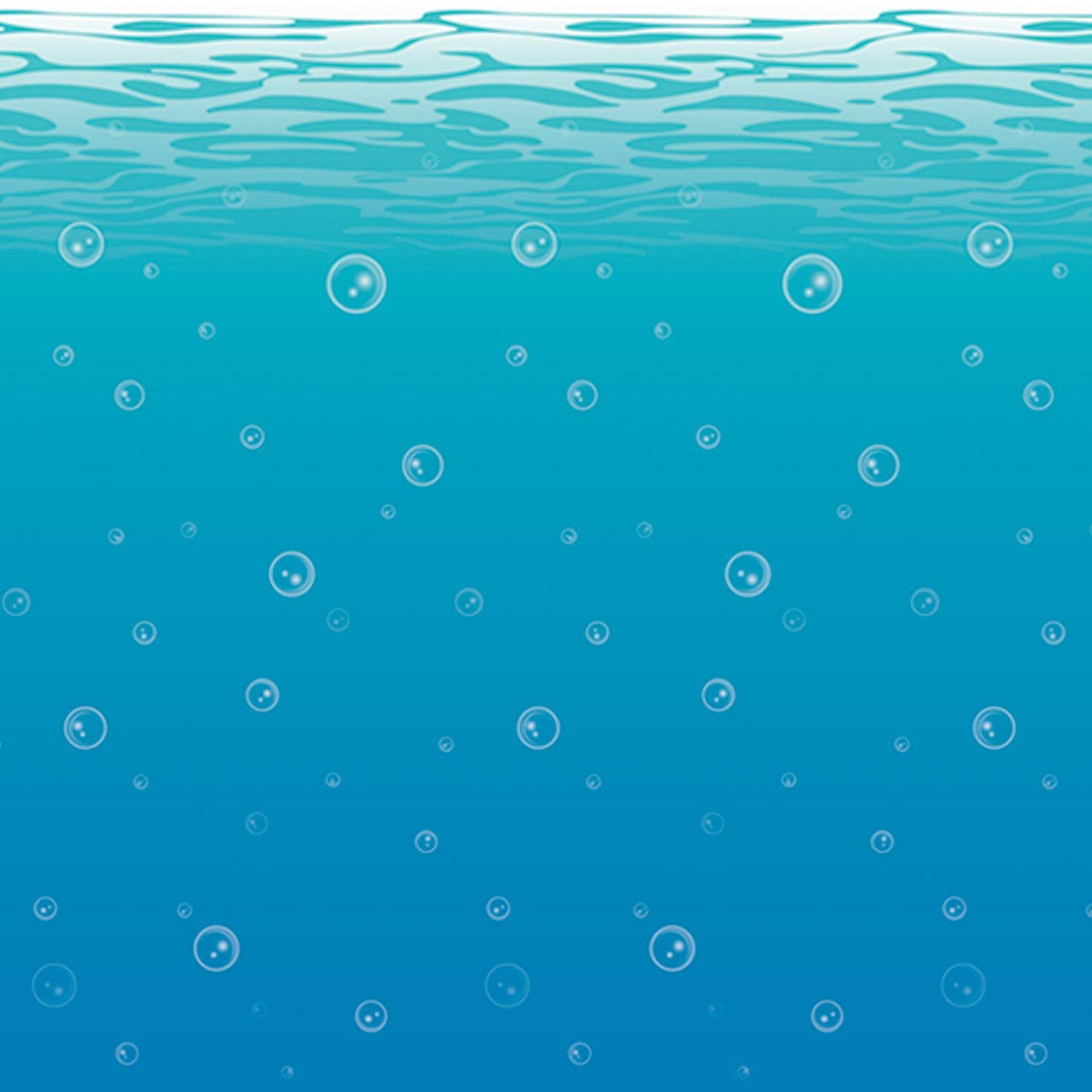 Luau Party Undersea Backdrop - Bulk 6 Pack