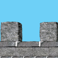 Stone Wall Border Trim Party Wall Decoration - Bulk 6 Pack