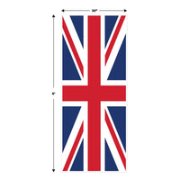 Union Jack Door Cover, party supplies, decorations, The Beistle Company, British, Bulk, Other Party Themes, Olympic Spirit - International Party Themes, British Themed Decorations 