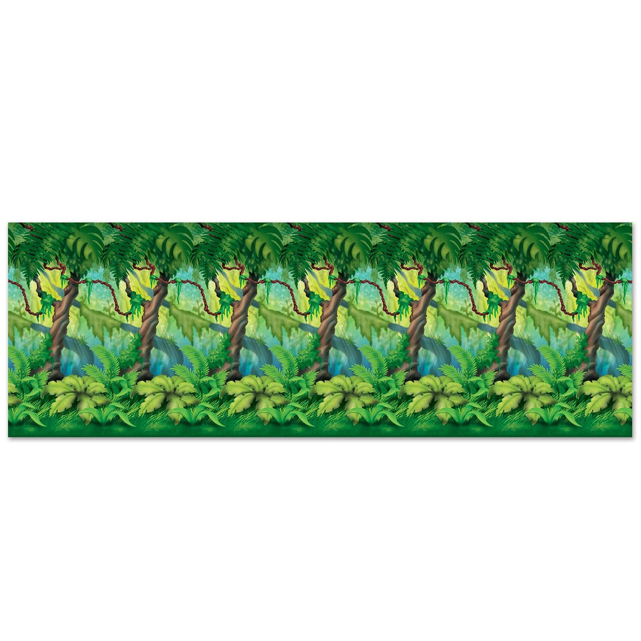 Jungle Trees Party Backdrop - Bulk 6 Pack