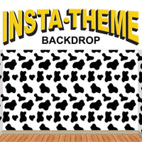Cow Print Party Backdrop