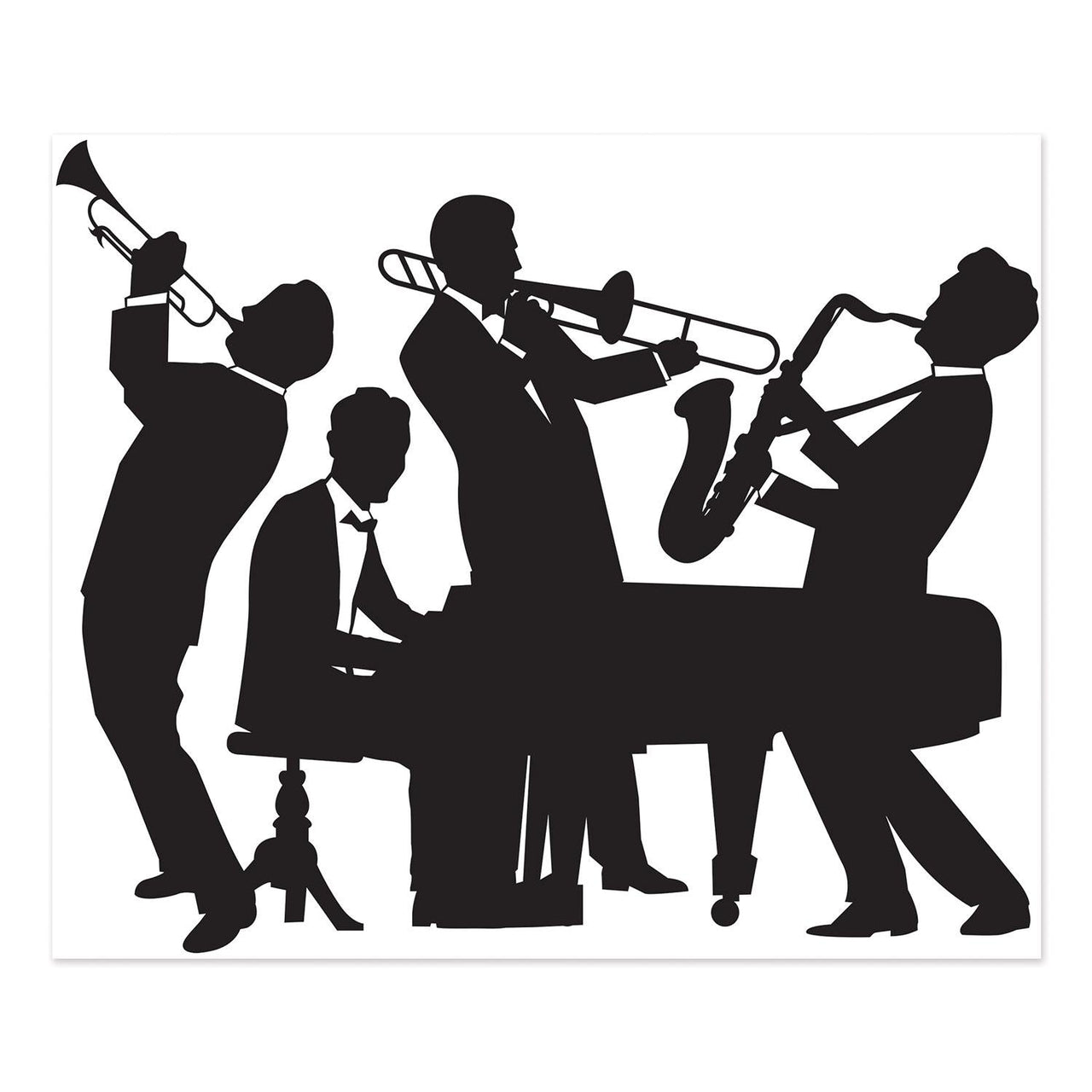 Roaring 20's Jazz Band Party Insta-Mural - Bulk/6 Murals
