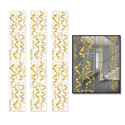 New Year's Eve Serps/Confetti Party Panels - Bulk 36 Pack