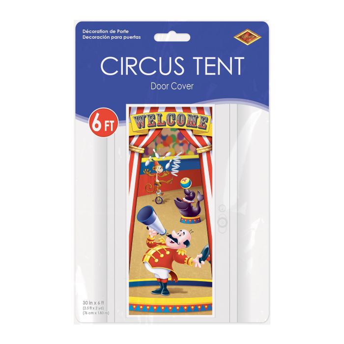 12 Pack Bulk Circus Tent Door Cover All-Weather Party Decoration - view 2