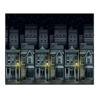 Victorian Townscape Party Backdrop - Bulk 6 Pack