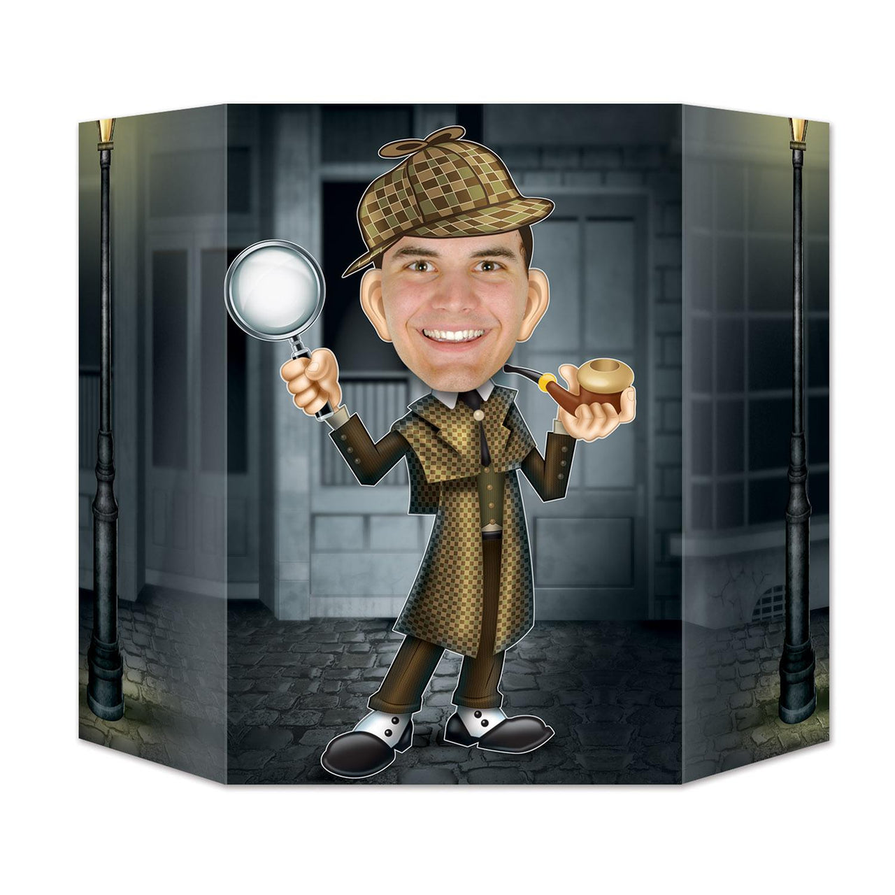 Sherlock Holmes Party Photo Prop - Bulk 6 Pack